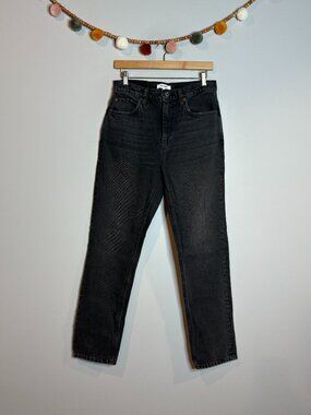 Re/Done black slim cut jeans